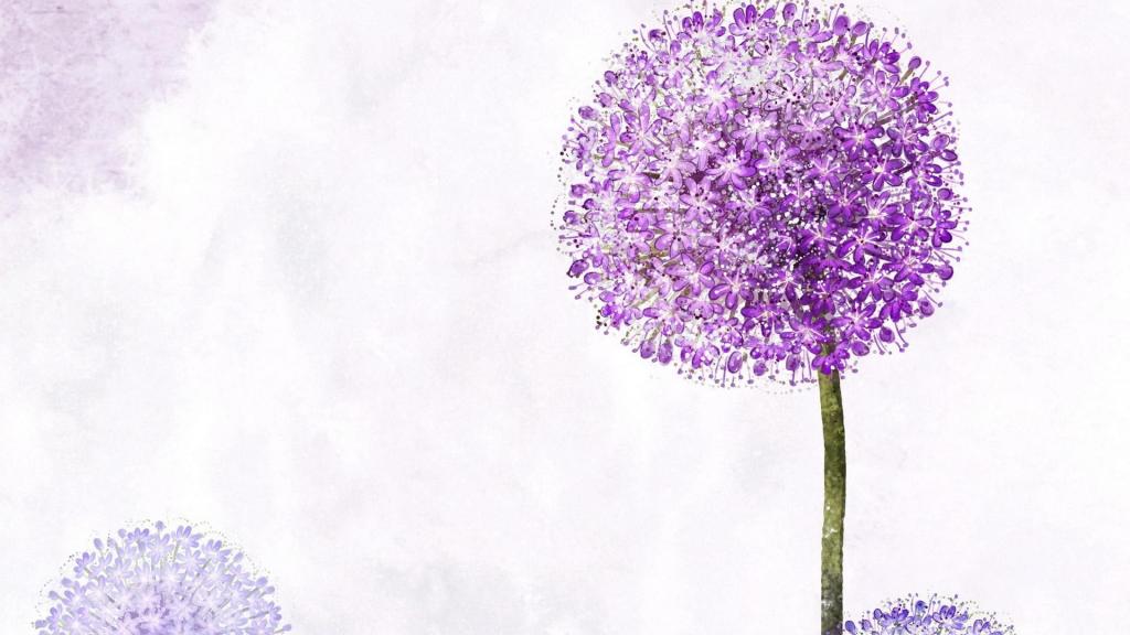 浪漫温馨简约花卉信纸背景