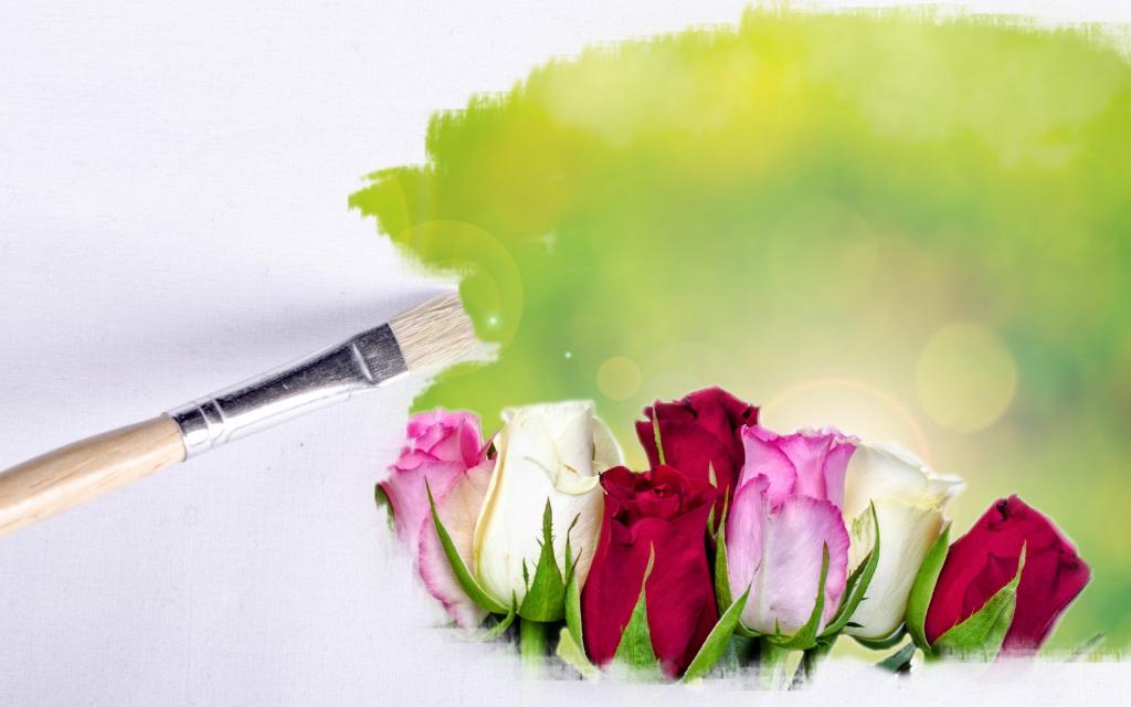 另类的笔触油画