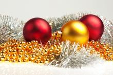 圣诞节圆形彩球