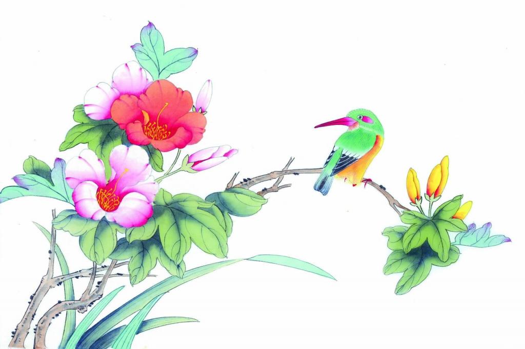 工笔花鸟画