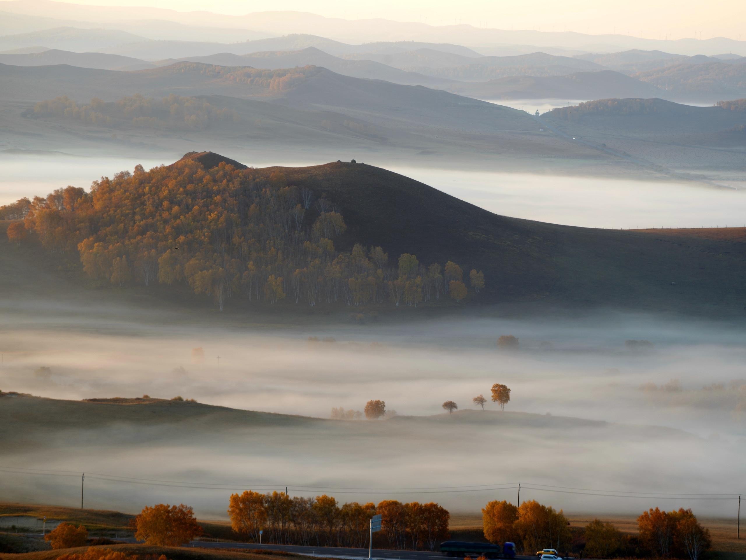 坝上草原迷人仙境风光