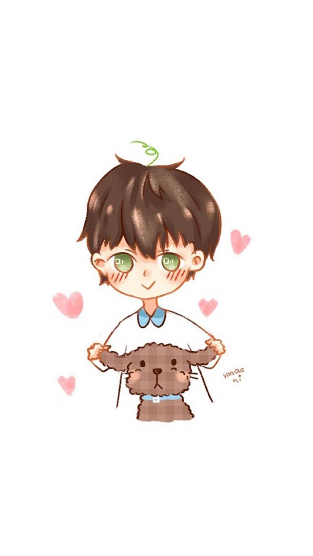 萌萌哒情侣头像背景