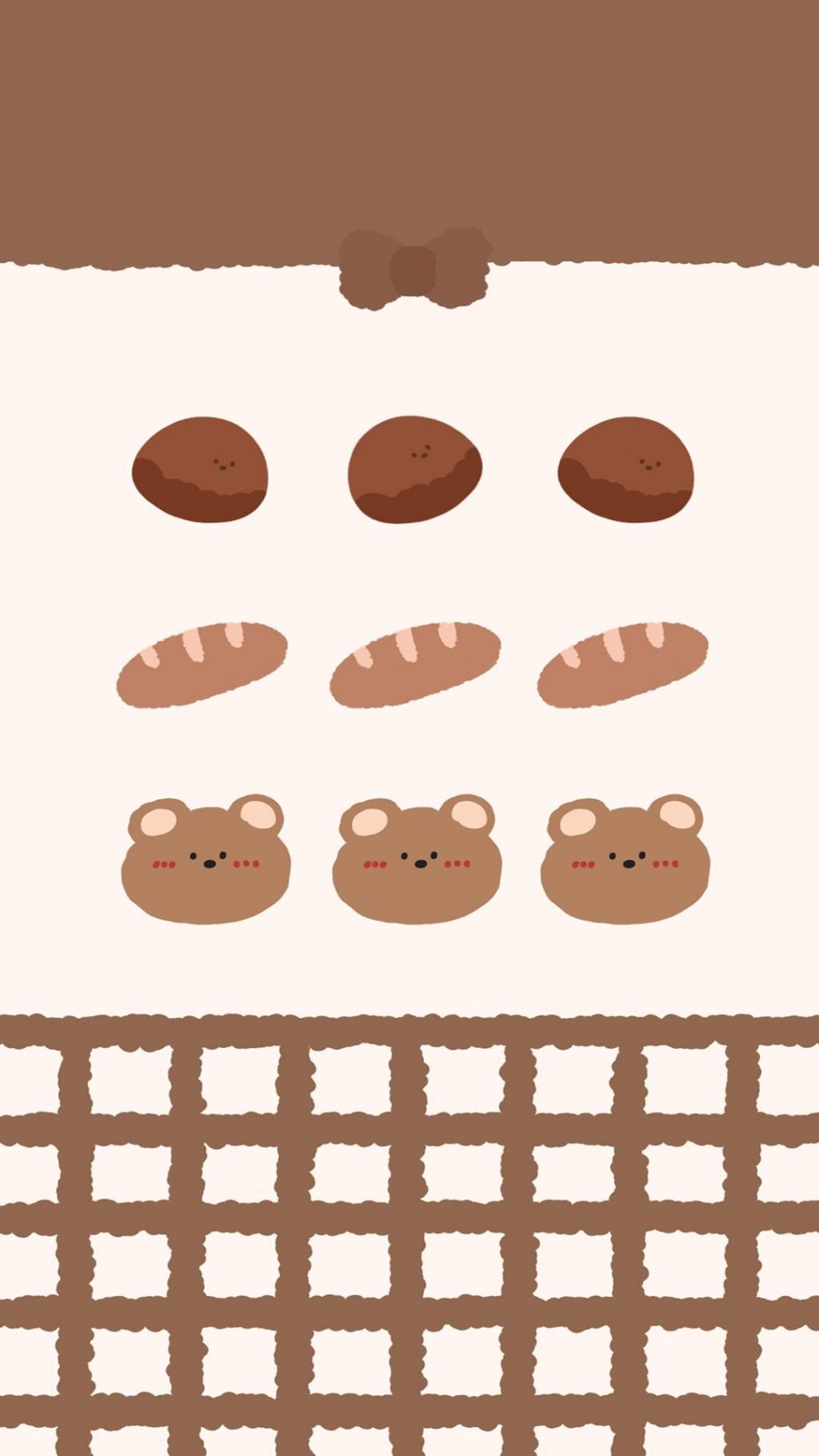 秋冬色系可爱手绘