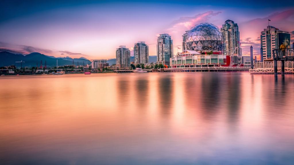 加拿大温哥华优美城市风景