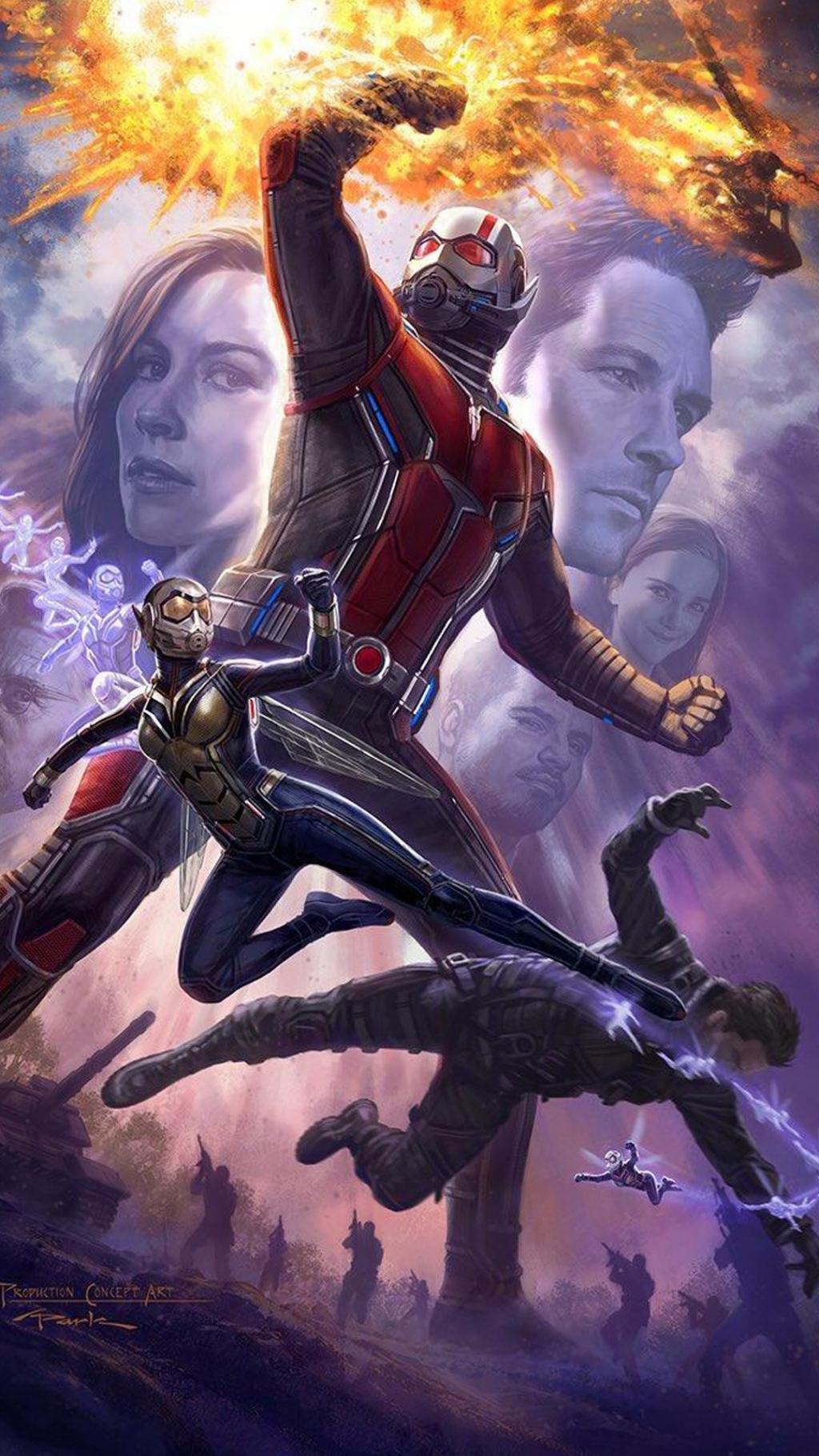 漫威科幻电影《蚁人2黄蜂女现身》