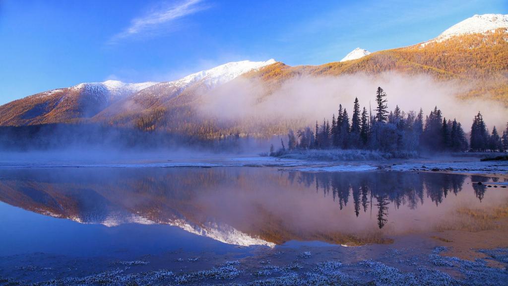 新疆阿勒泰神仙湾风景