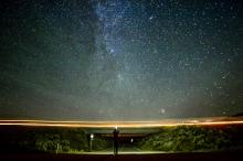 繁星点点的天空