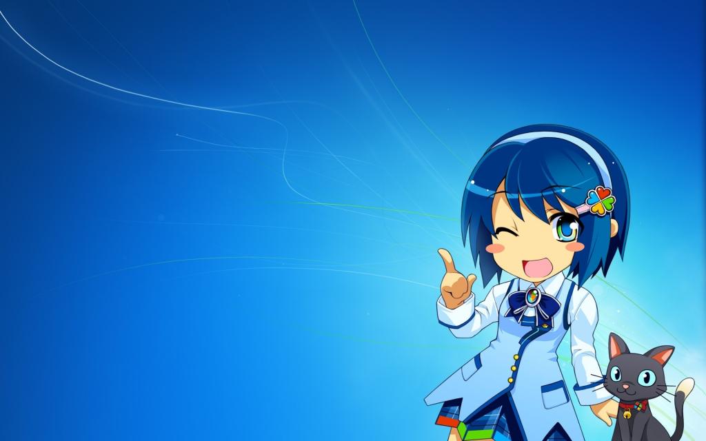 Windows萌娘窗边七美