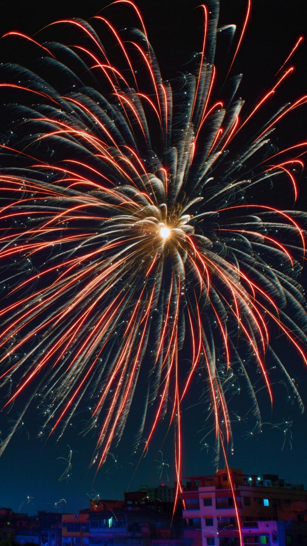 璀璨迷人的烟花美景