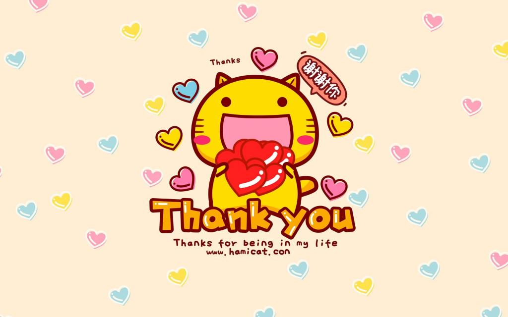 哈咪猫感恩创意插画