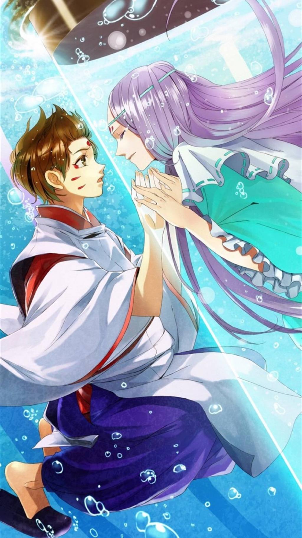 浪漫水中二次元情侣