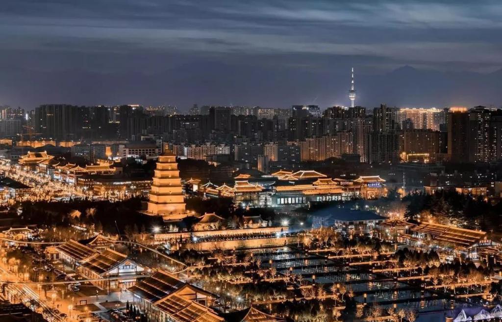 唯美的西安城市美景