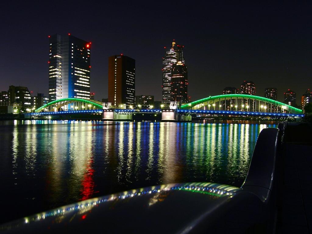 水之城城市夜景