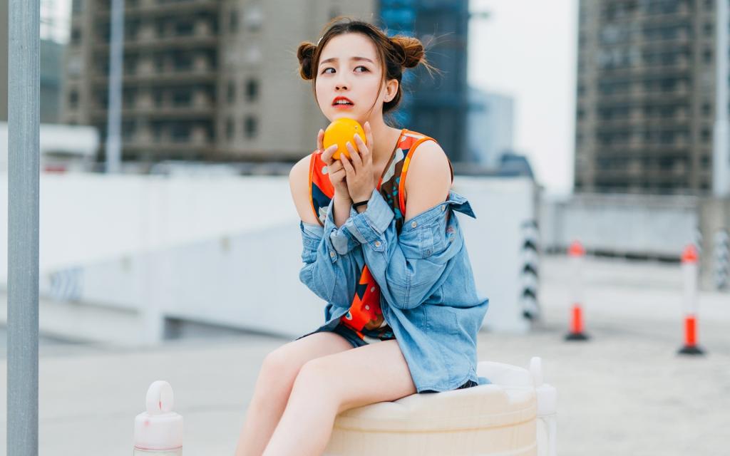 可爱俏皮萌妹子甜美写真