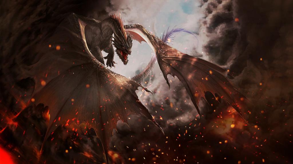 霸气的西方巨龙