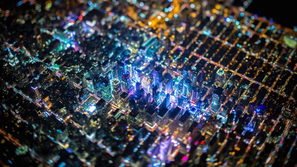 美丽的城市全景