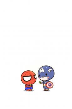 蜘蛛侠可爱卡通插画-7