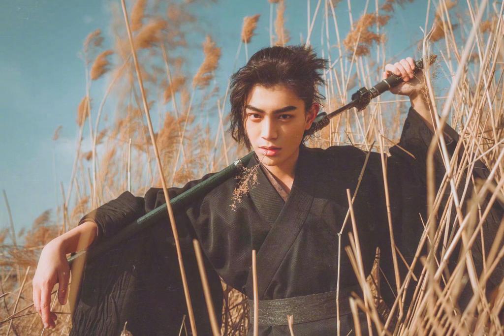 丁禹兮cos日本浪人剑客酷飒帅气写真