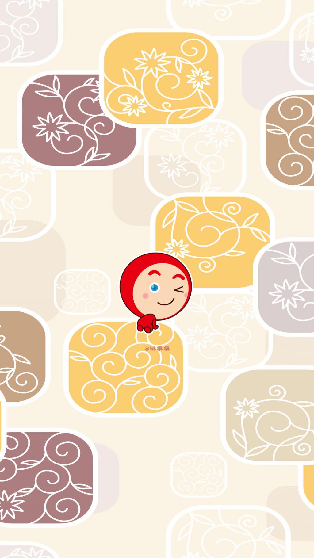 佛果果可爱背景手机壁纸 第三辑