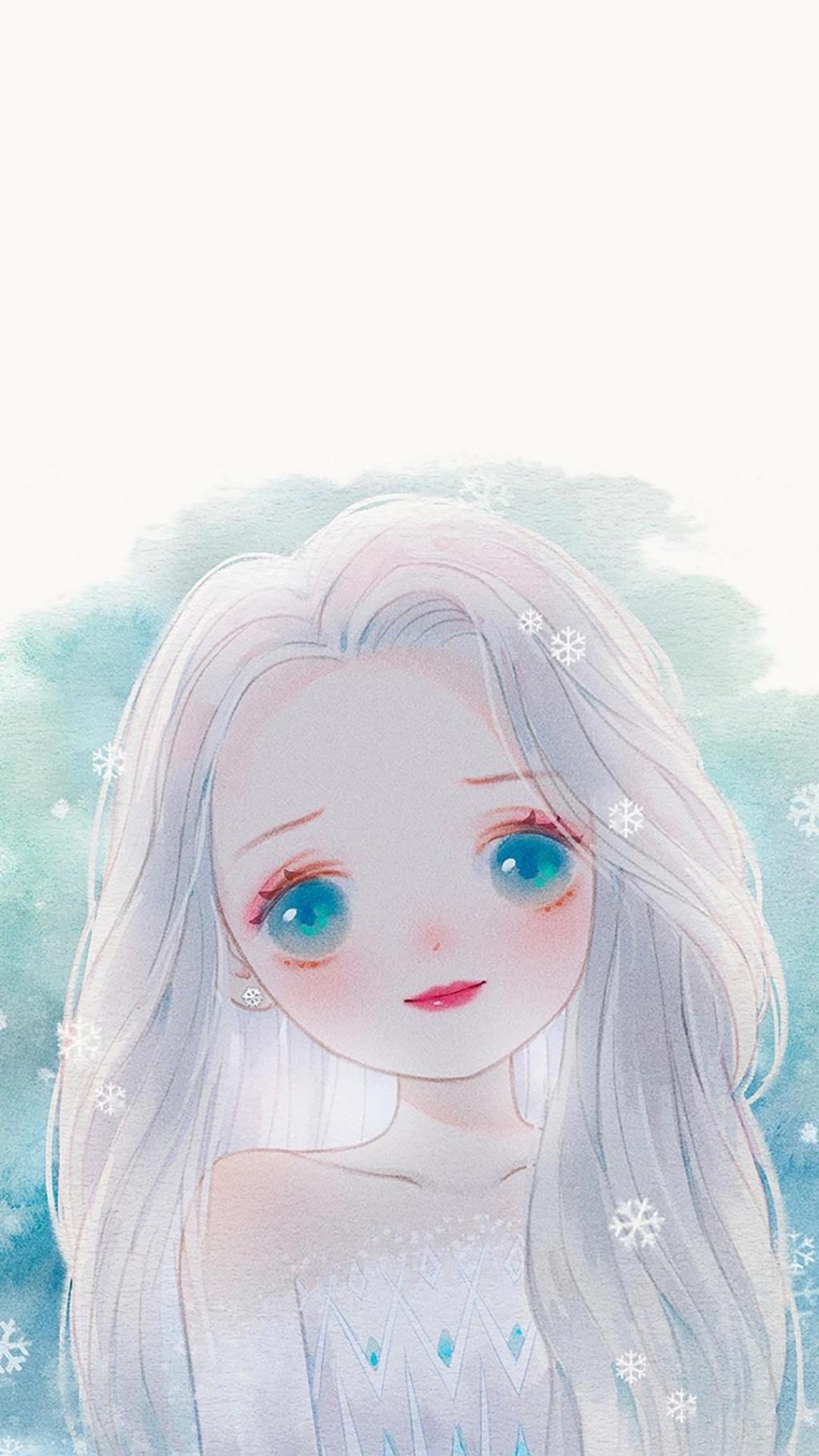 迪士尼公主系列可爱动漫手绘