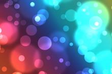 多彩气泡唯美创意写真