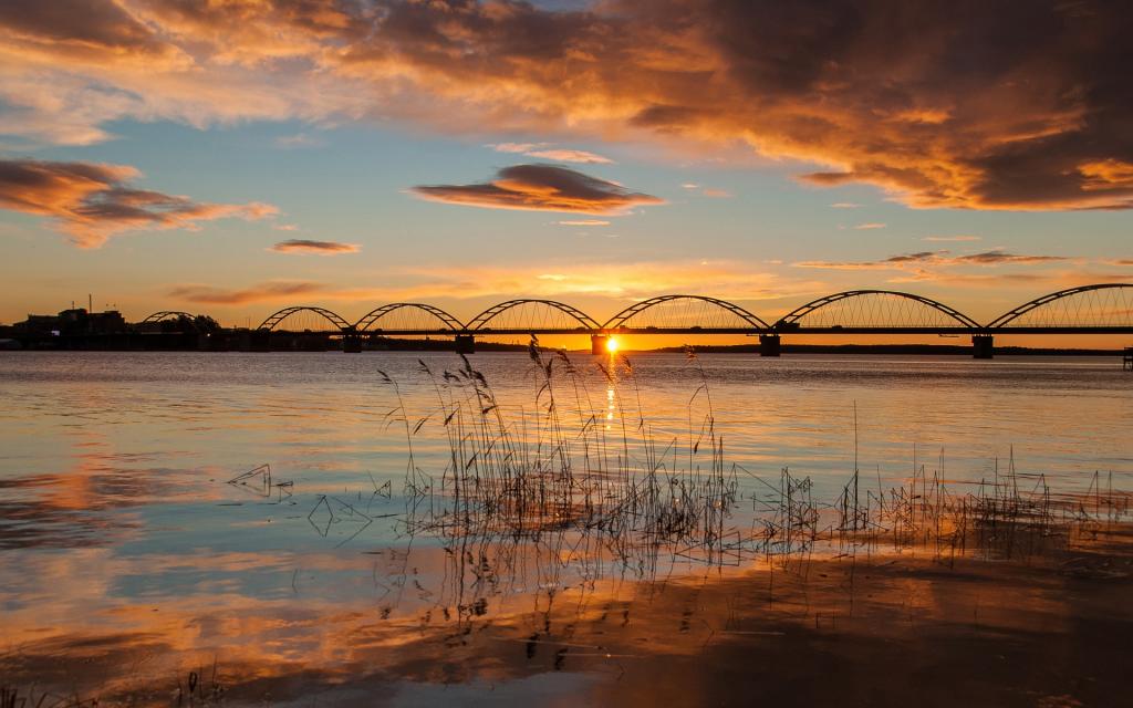 邂逅瑞典彼时黄昏日落