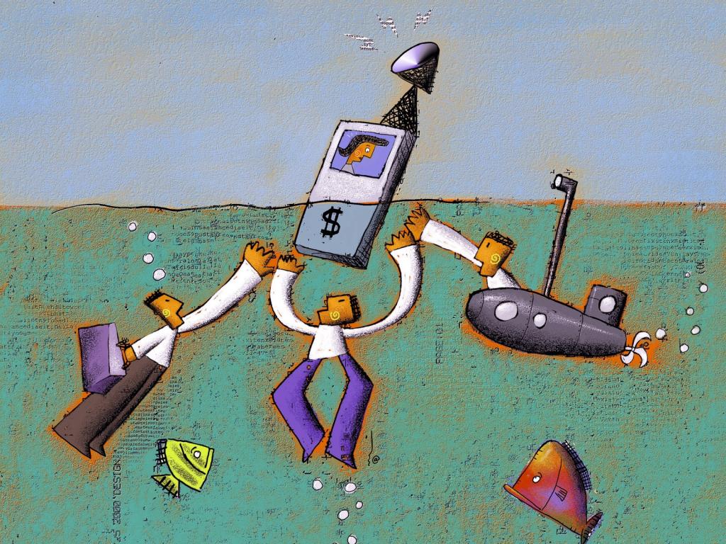 清新的插画图片