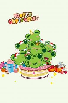 可爱卡通快乐圣诞锁屏-3