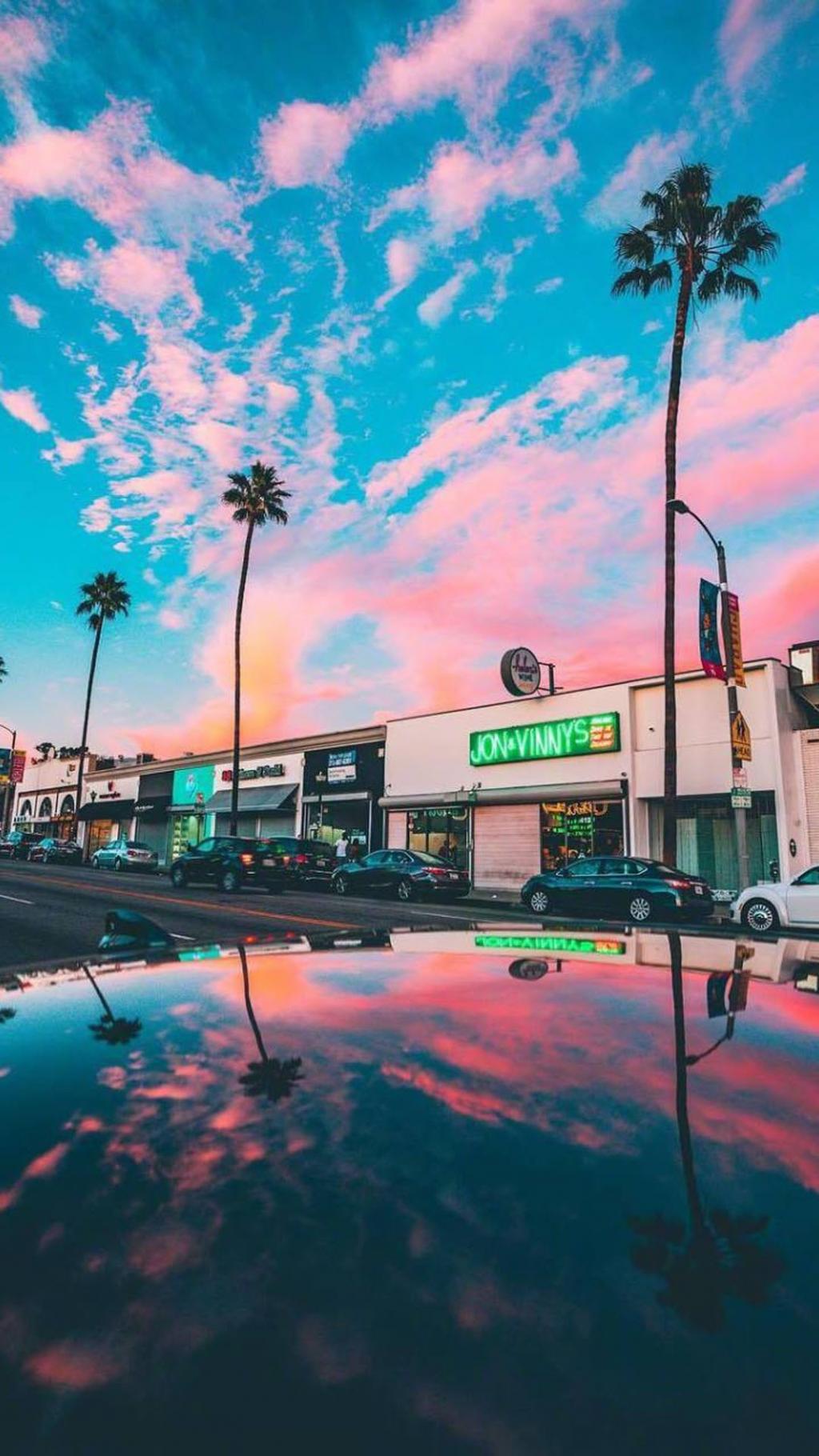 唯美晚霞自然风光