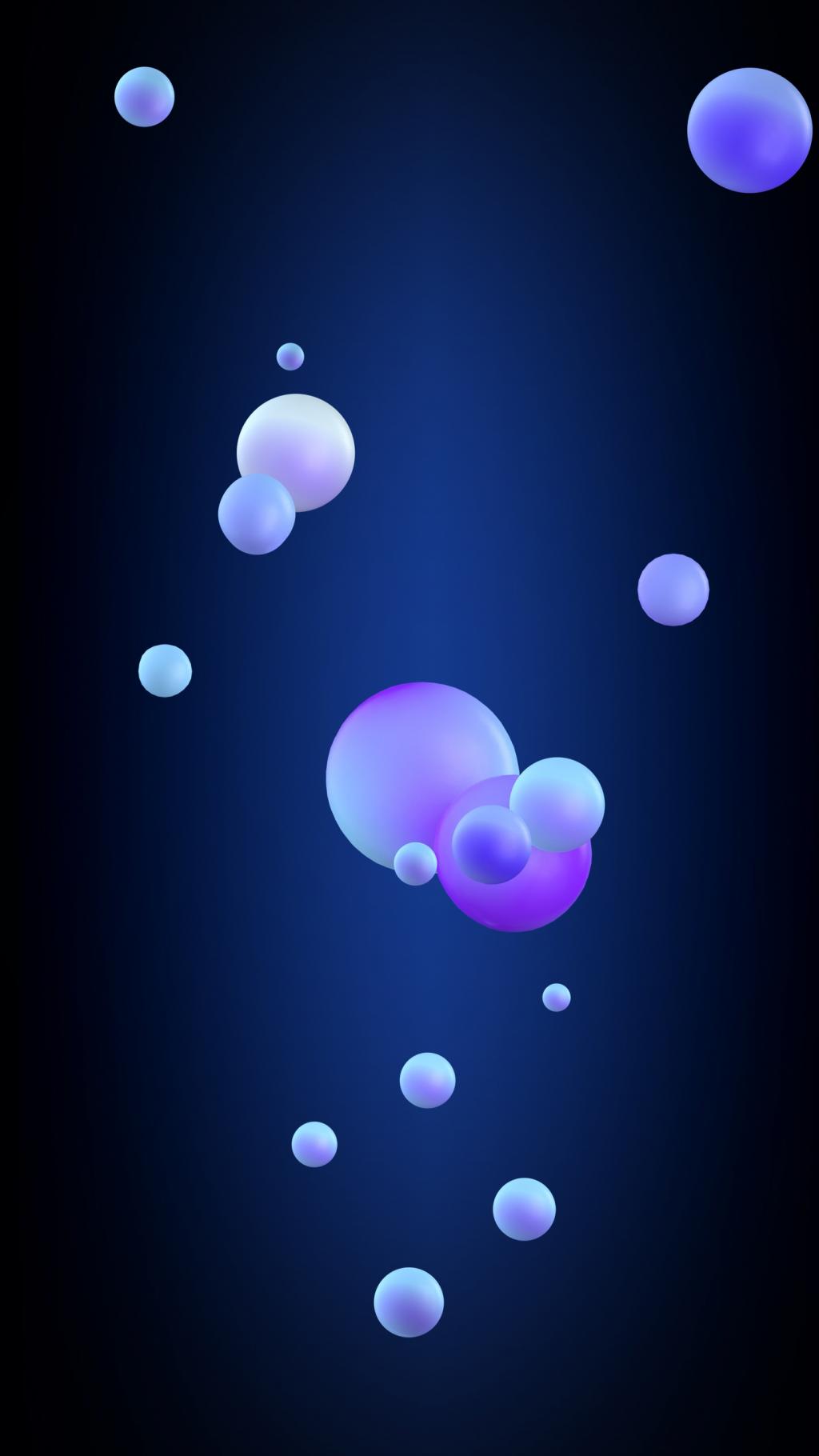 HTC U11自带气泡壁纸