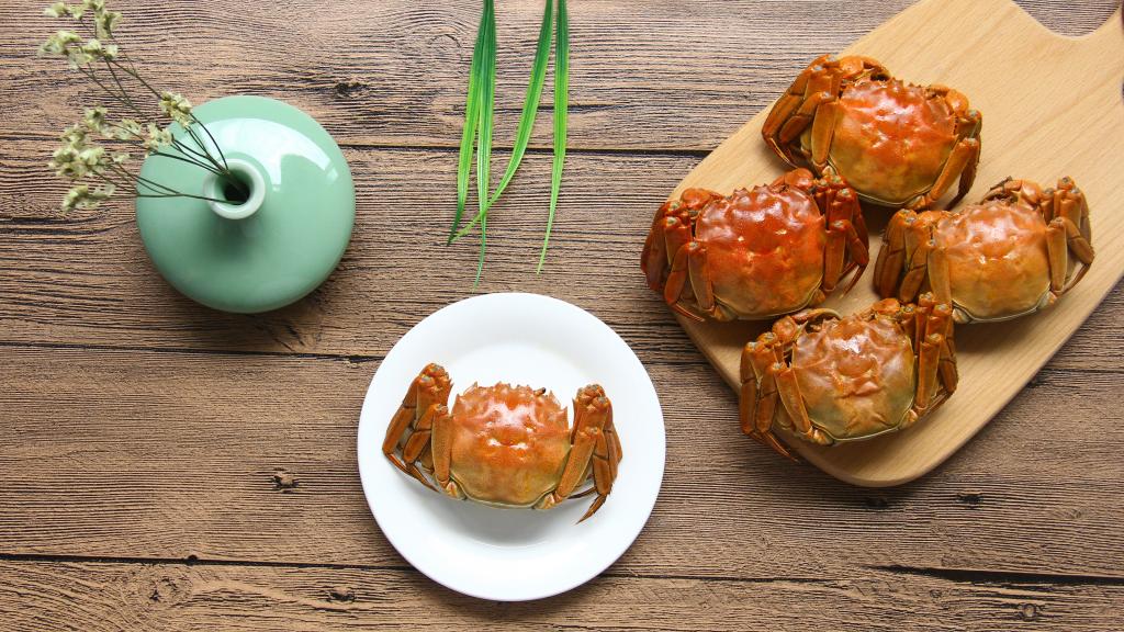 清蒸大闸蟹