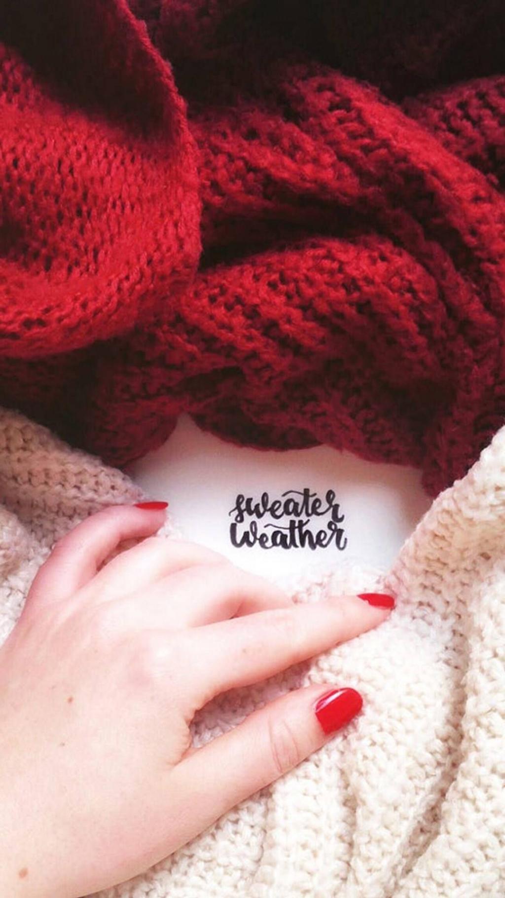 红色指甲油特写