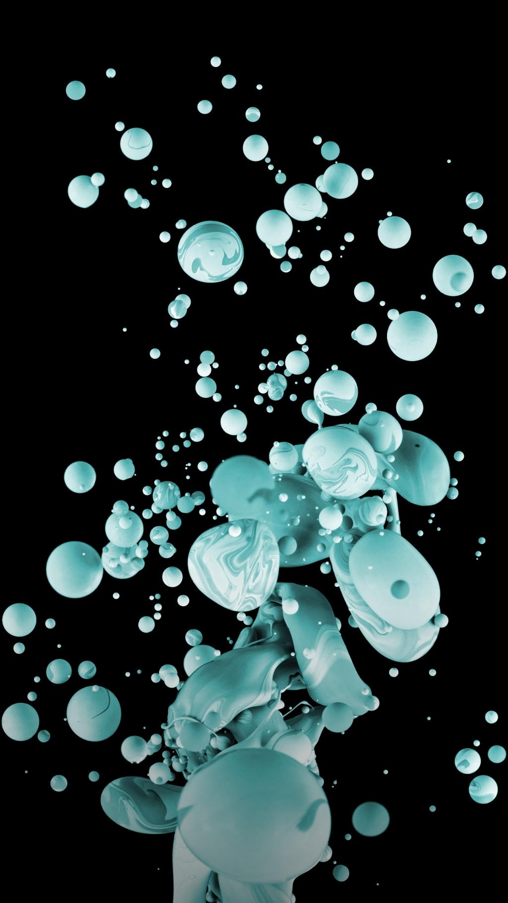 HTC U11自带气泡壁纸