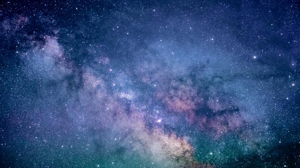 繁星点点的天空