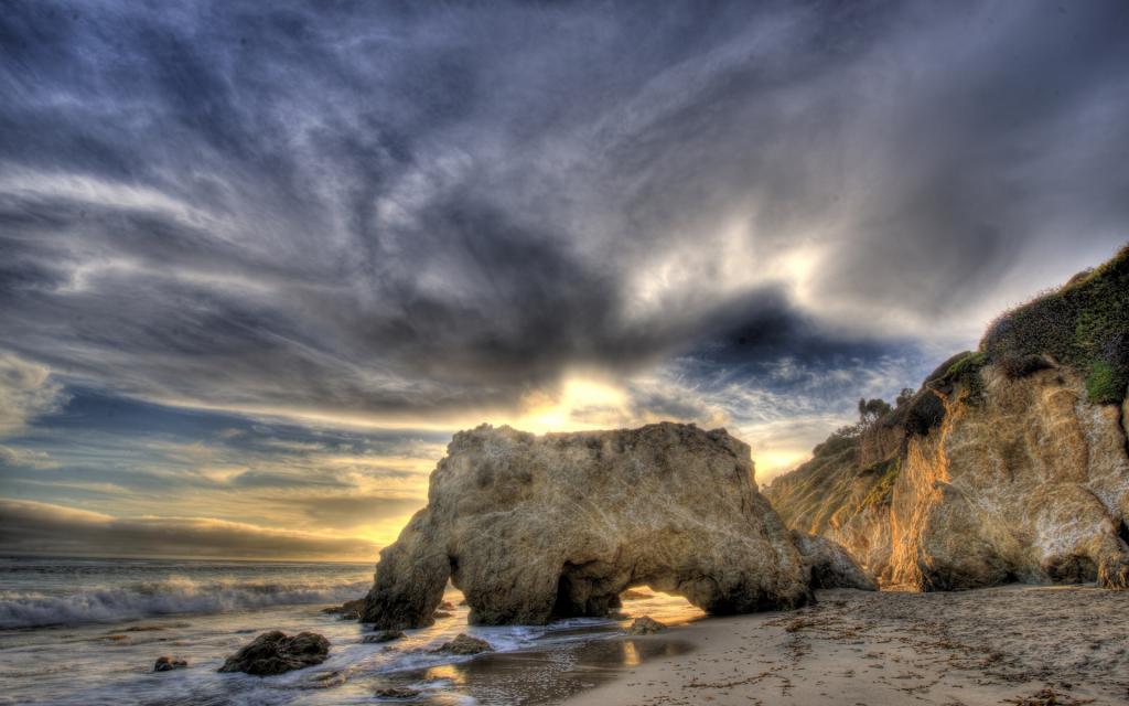 美国洛杉矶马里布海滩壁纸