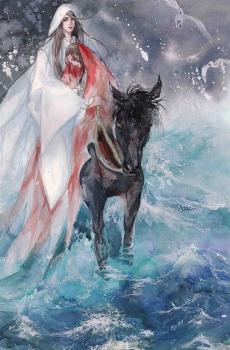 古风美女美男唯美插画-5