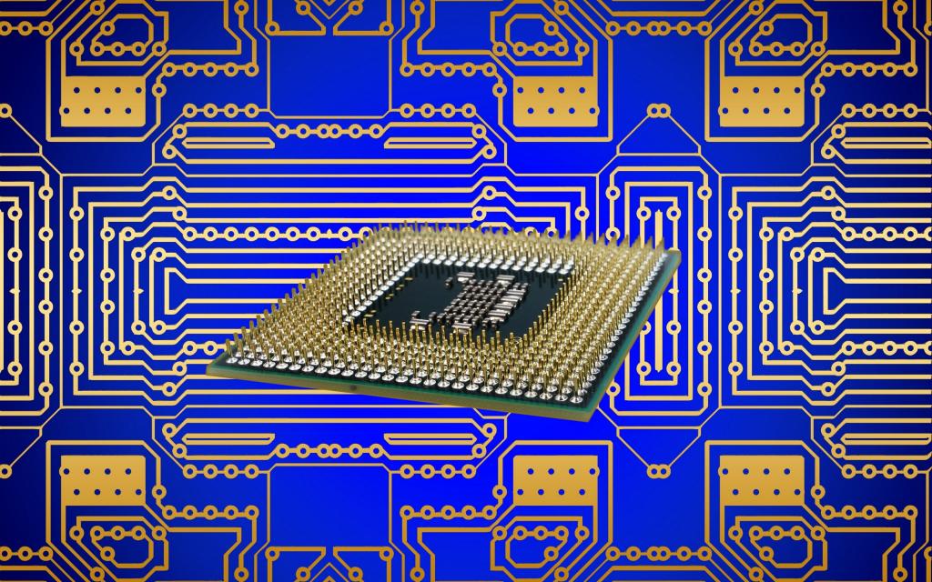 电脑中央处理器(cpu)图片