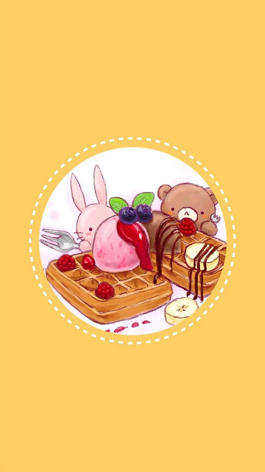 可爱的小熊小兔子