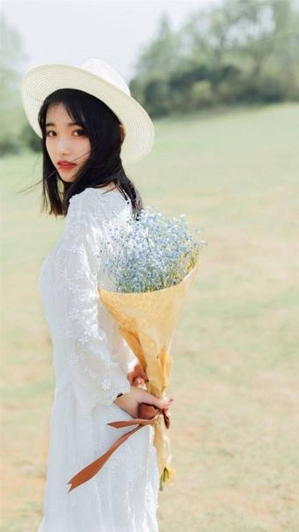 小清新日系养眼美女