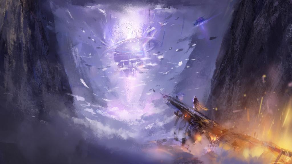 二次元动漫插画场景