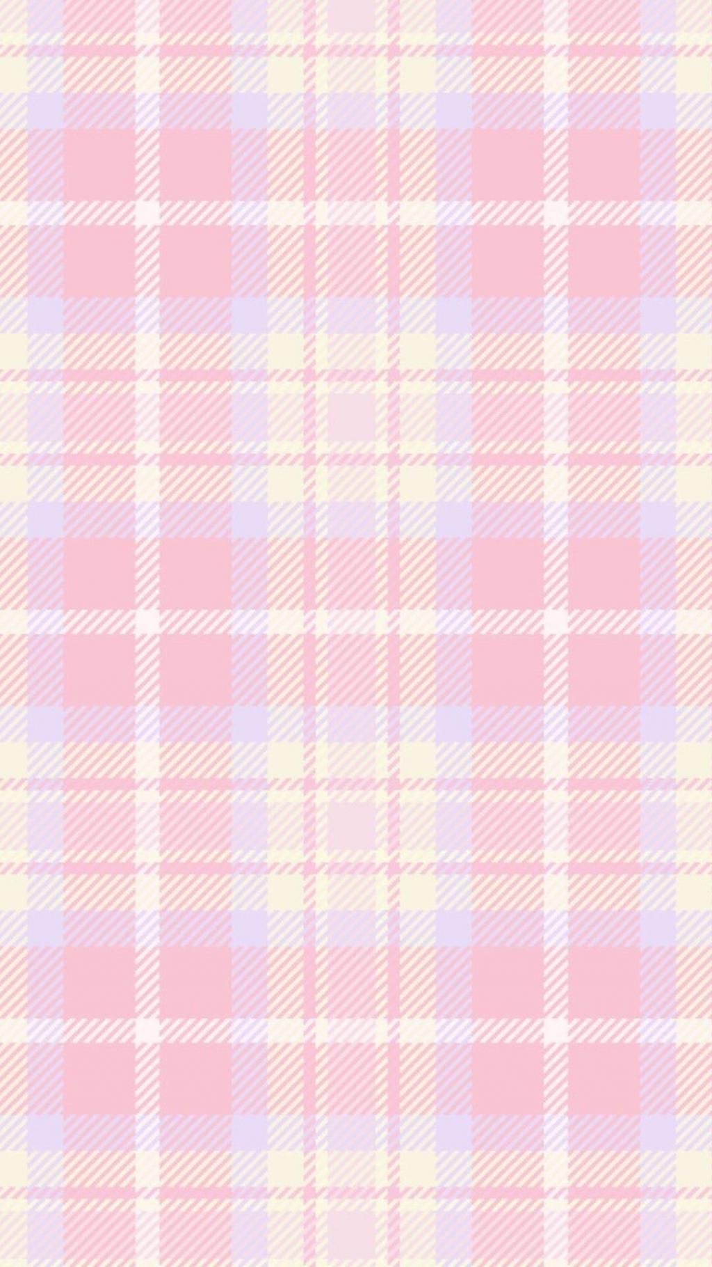 可爱少女系格子插画